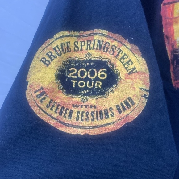 Bruce Springsteen With The Seeger Sessions Band 2006 Tour Long Sleeve Sz L Shirt - Picture 4 of 7
